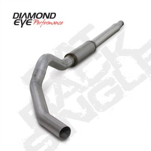 Ford F350 Performance Exhaust - Diamond Eye Performance - Catback Single 5in AL - `03-`07 Ford F350 Performance Exhaust - Diamond Eye Performance - Catback Single 5in AL - `03-`07